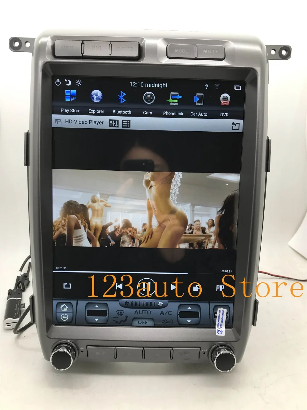 13 дюймов вертикальный экран Tesla стиль Android 8,1 автомобильный DVD gps плеер навигация carplay для Ford F150 2009-2013 радио PX6 рапса авто