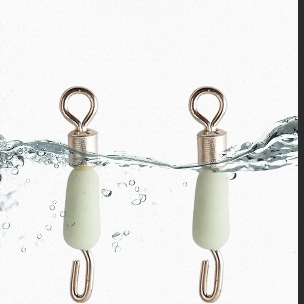 3pcs/set Bearing Swivel Fishing Hook Fast Connector Solid Rings Rolling Line Quick Link Accessories | Спорт и развлечения