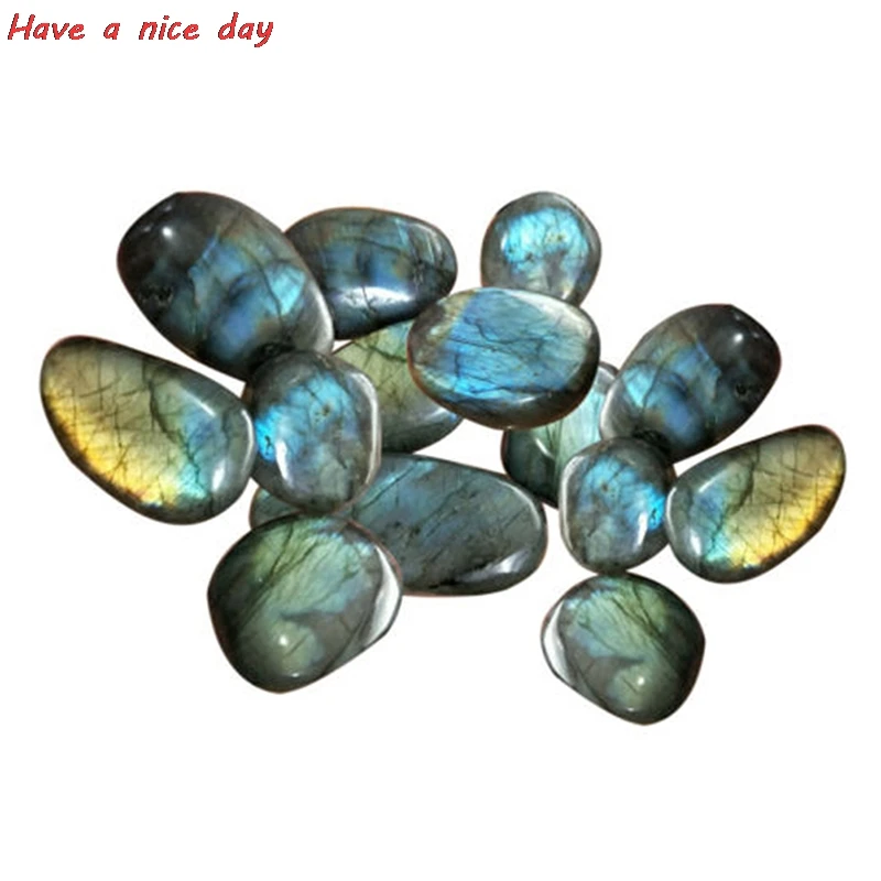 

Natural Crystal Moonstone Raw Gemstone Polished Quartz Labradorite Handicraft Fish Tank Decorating Stone Healing Stone Ornament