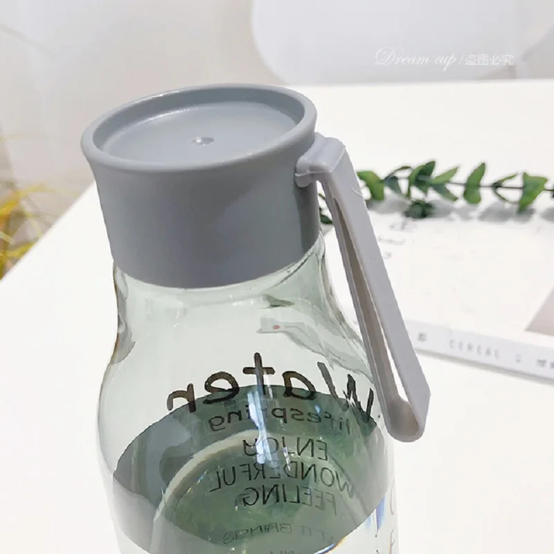 Модная простая пластиковая чашка для воды креативная портативная большая