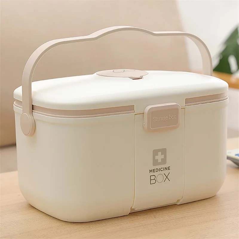 

Multi-Layer Medicine Cabinet Pill Box Holder Medicine Storage Organizer Container Portable First Aid Medical Kit Tablet Case