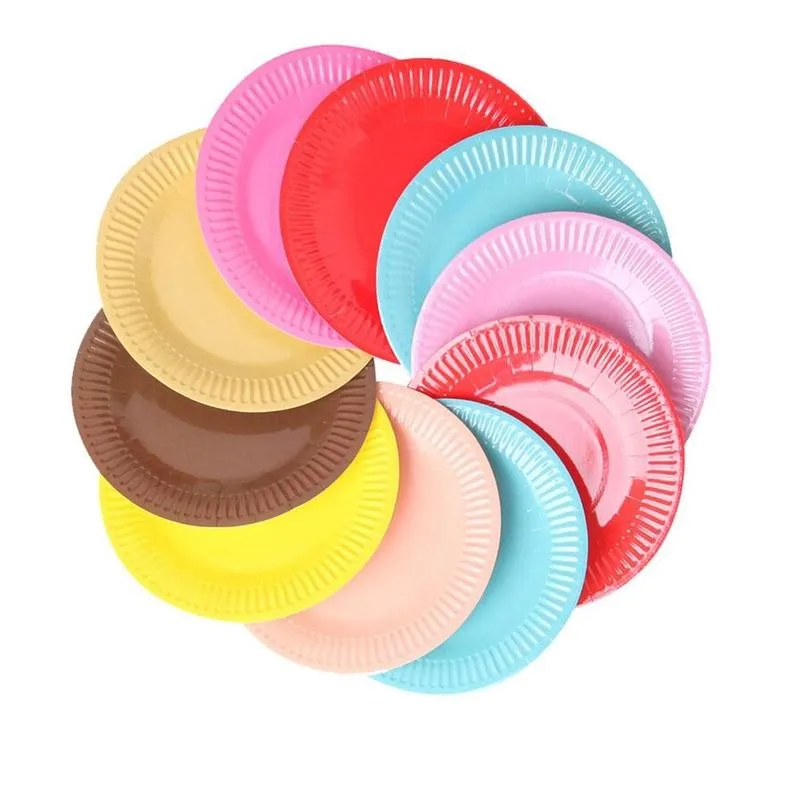 

Diy Paper Plate Sticker Set Kindergarten Children Handmade Toy Package Painting Puzzle Parent-child Making Material Sticker O9S7