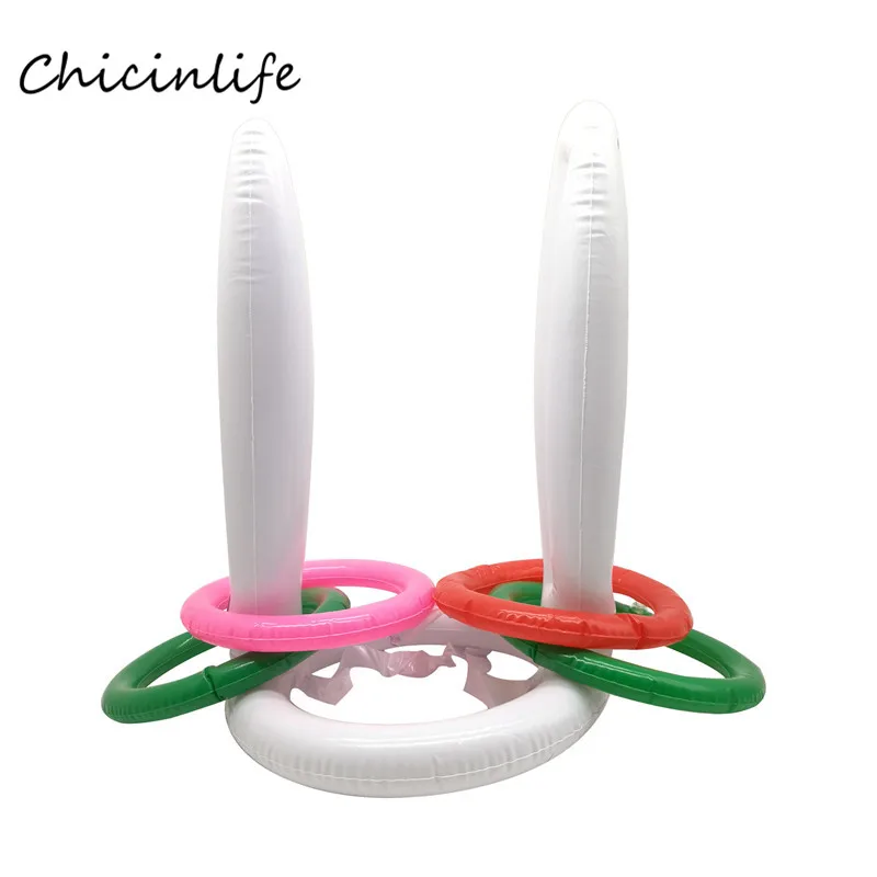 

1 комплект ПВХ надувная шапка с заячьими ушами с кольцом для детских игр, пасхальные вечерние принадлежности, Детские вечерние подарки на де...