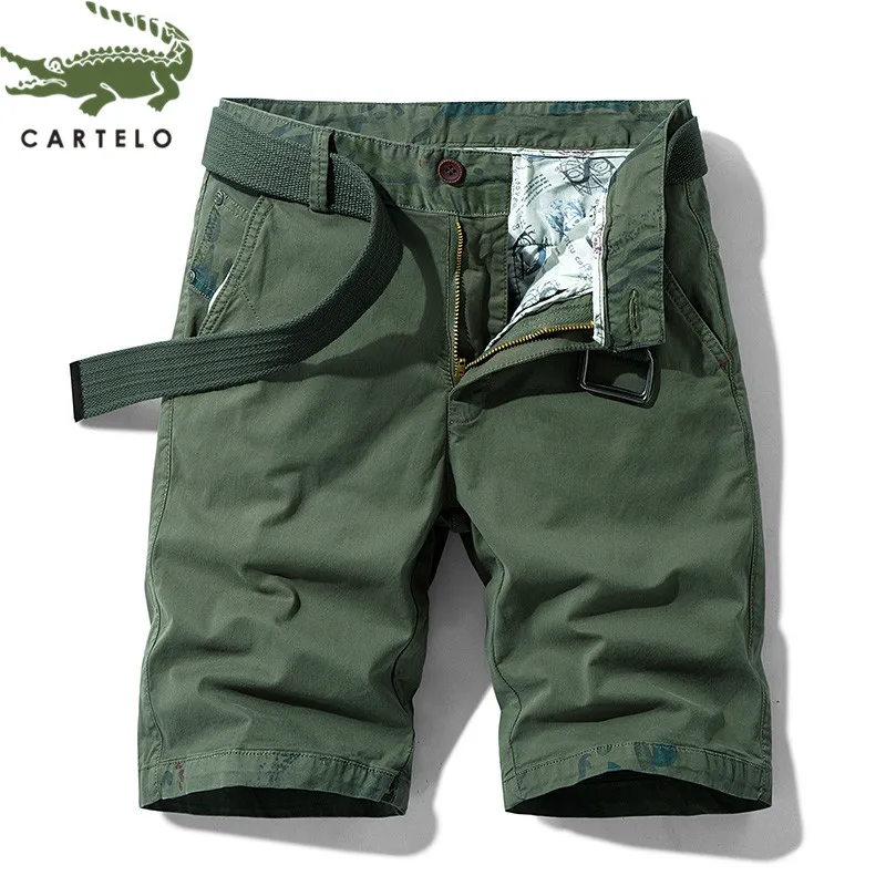 Шорты CARTELO мужские с принтом модные удобные дышащие повседневные | Мужская одежда
