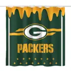 Декоративная занавеска для душа, из полиэстера, 70x70 дюймов (Green Bay Packers)