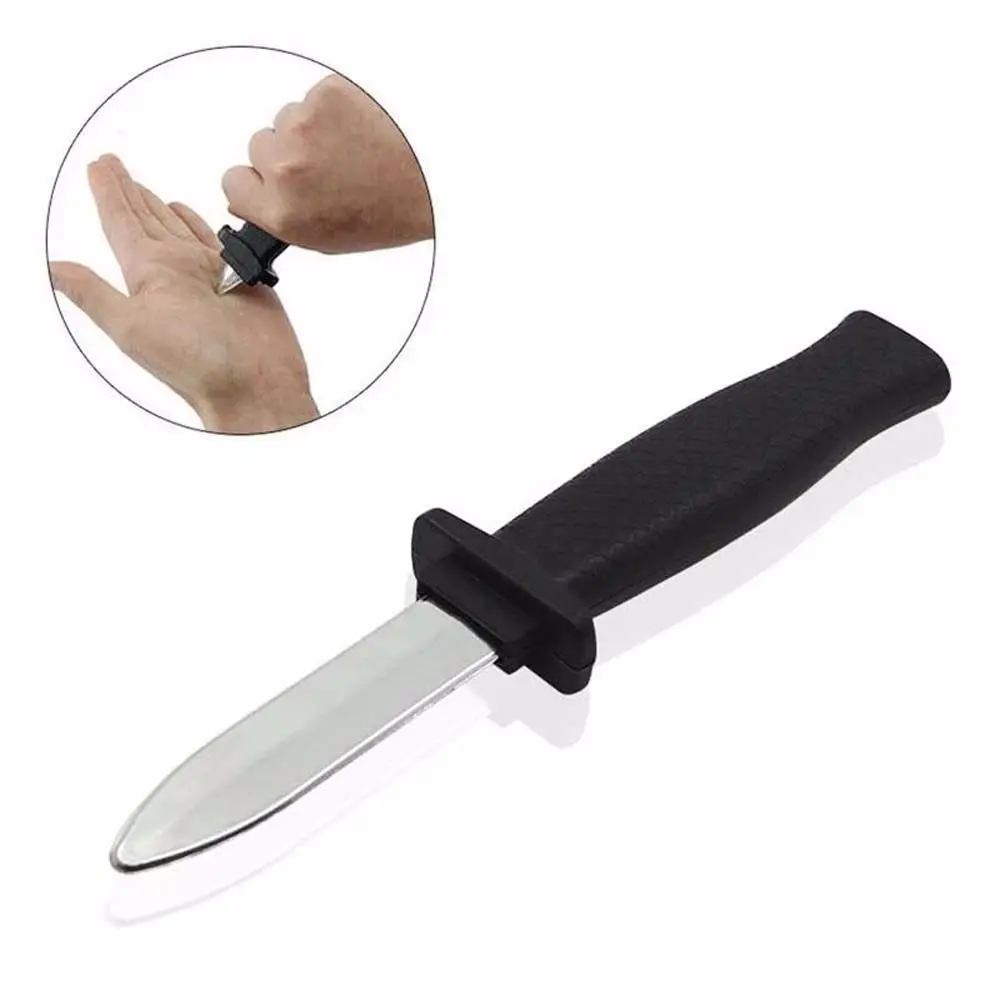 

Halloween Prop Trick Dagger Knife Retractable SLIDE IN Blade Fun Joke Prank Fake Walkie Talkie Kids Anyoutdoor