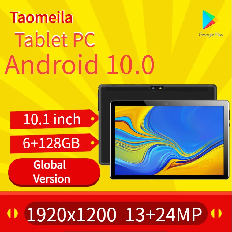 

10,1-дюймовый планшет с четырёхъядерным процессором mtk6797, ОЗУ 6 ГБ, ПЗУ 10,1 ГБ, android 128, Wi-Fi