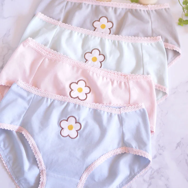 SP & CITY японские милые трусики с мультяшными цветами для менструации простые