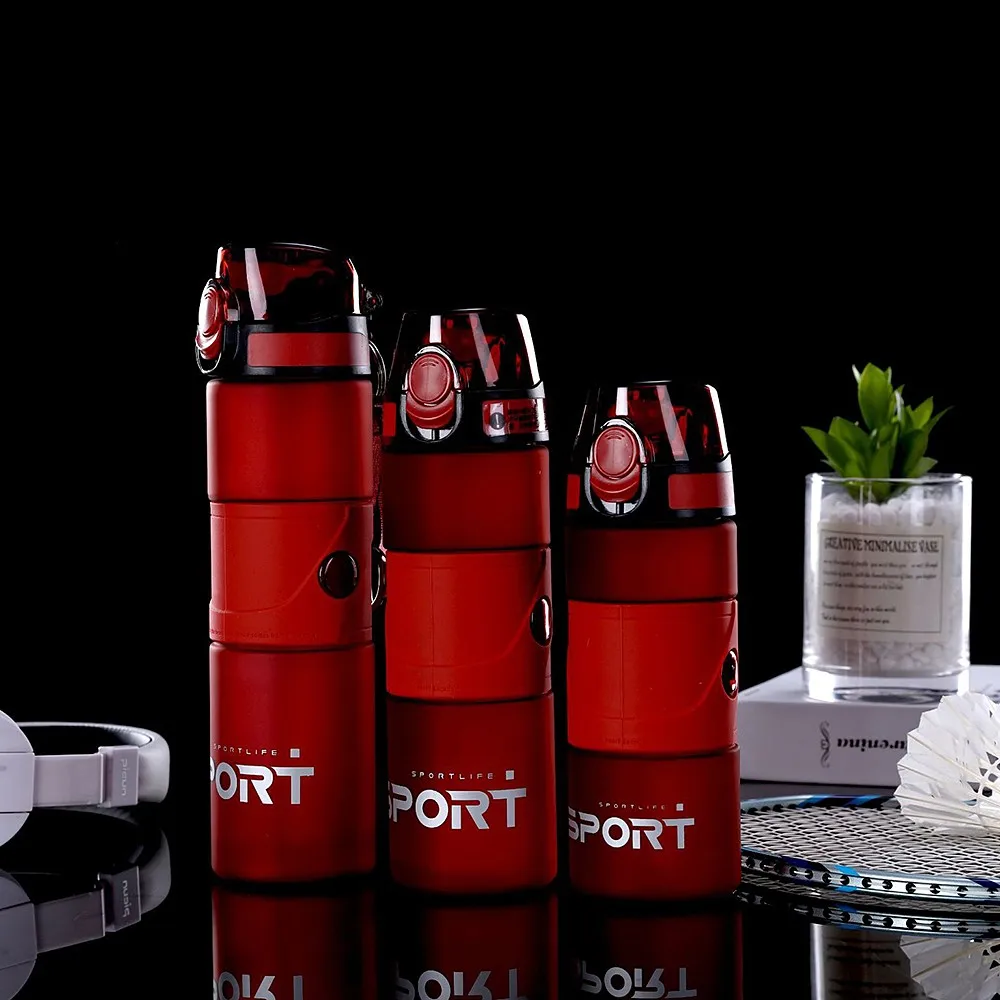 Оптовая продажа 550/650/750 мл бутылка для воды белка портативная Спортивная Bpa