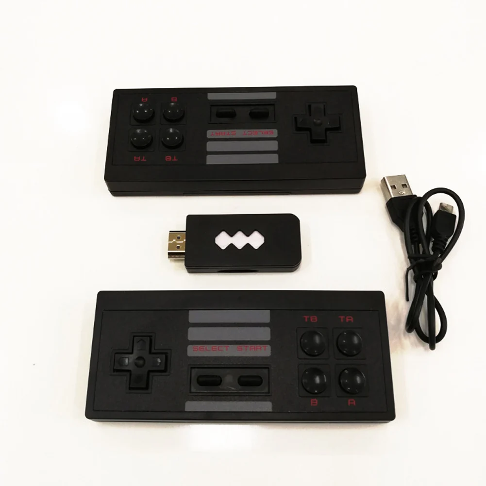

USB Wireless Handheld 4K TV Video Game Console Build In Retro 568 Classic 8 Bit Game mini Console Dual Gamepad HDMI Output