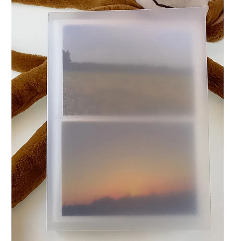 Фотоальбом с матовой прозрачной обложкой 80 карманов 5 дюймов 6 7 открытка