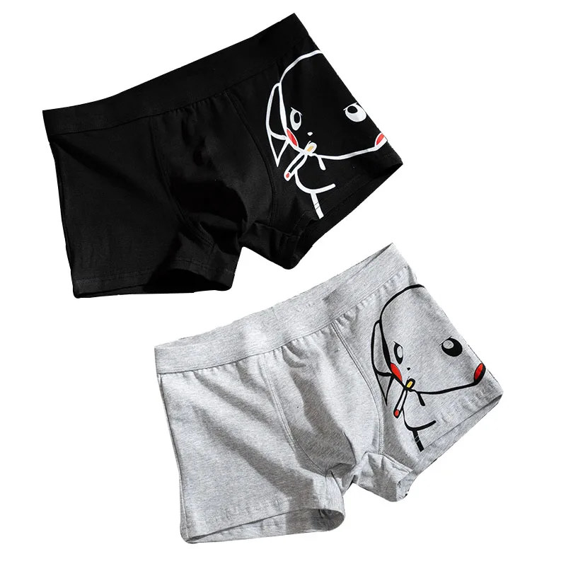 Боксеры мужские хлопковые брендовые пикантные трусы шорты боксеры нижнее белье