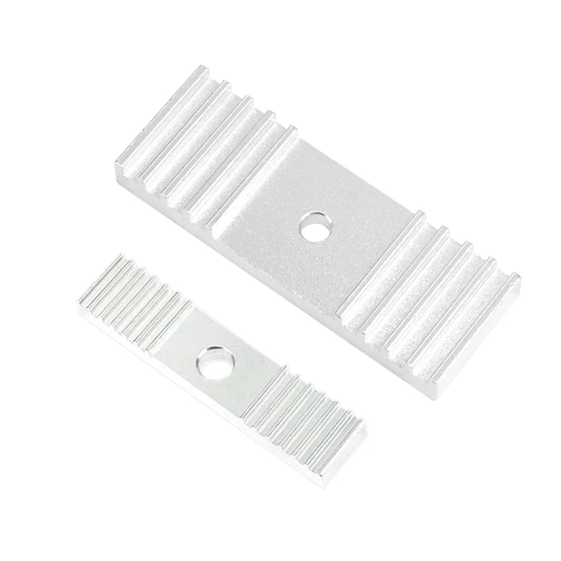 3D printer timing belt fixing plate 9 * 40mm aluminum block piece pitch | Компьютеры и офис