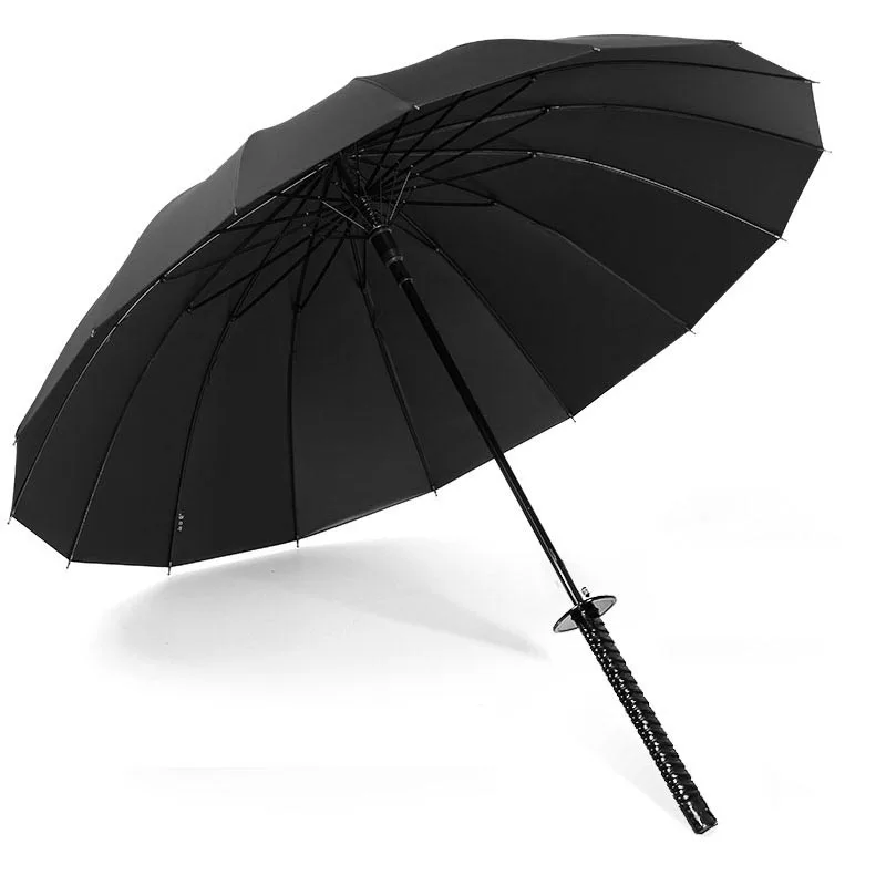 Зонт самурайский большой с длинной ручкой креативный автоматический зонт от