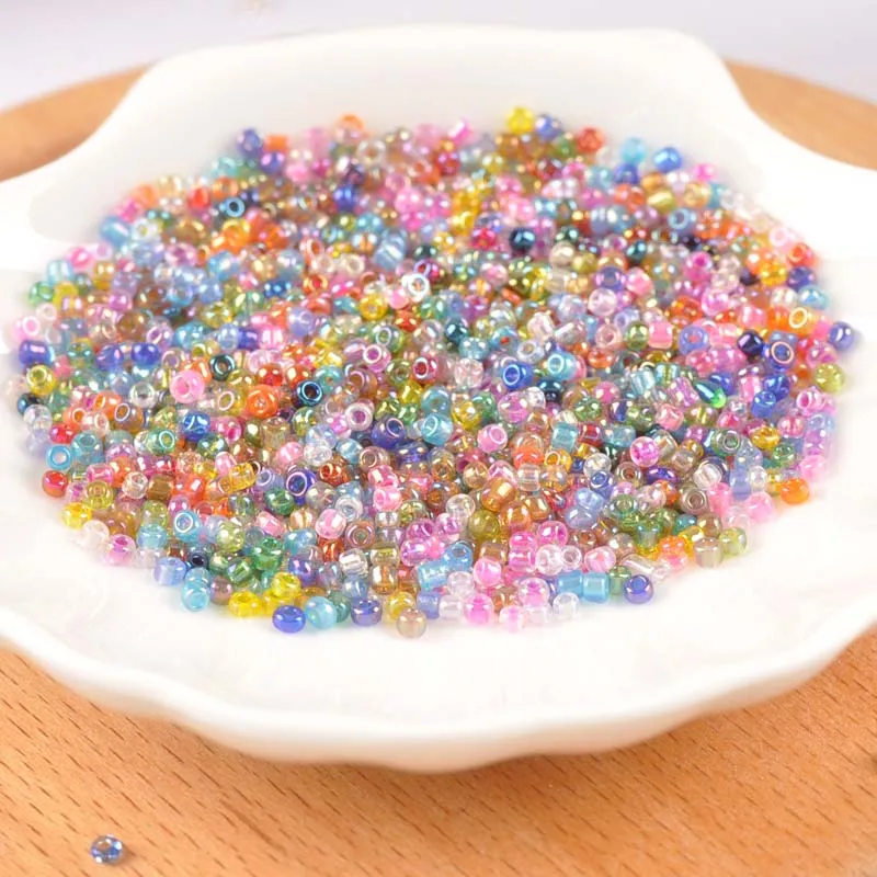 2/3 мм 17 с плоским основанием АВ цвета чешские Стекло бисер украшением в виде