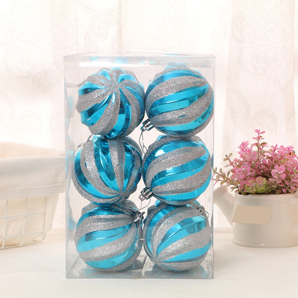 12 шт 6 см рождественские шары блестящие со стразами Рождественская елка