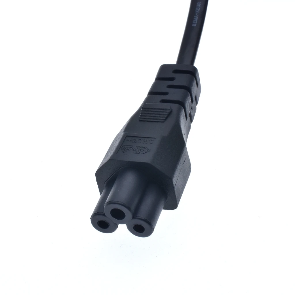 10 А 250 в выдвижной шнур питания NEMA 1-15P к IEC60320 C5 Ультра короткий удлинитель