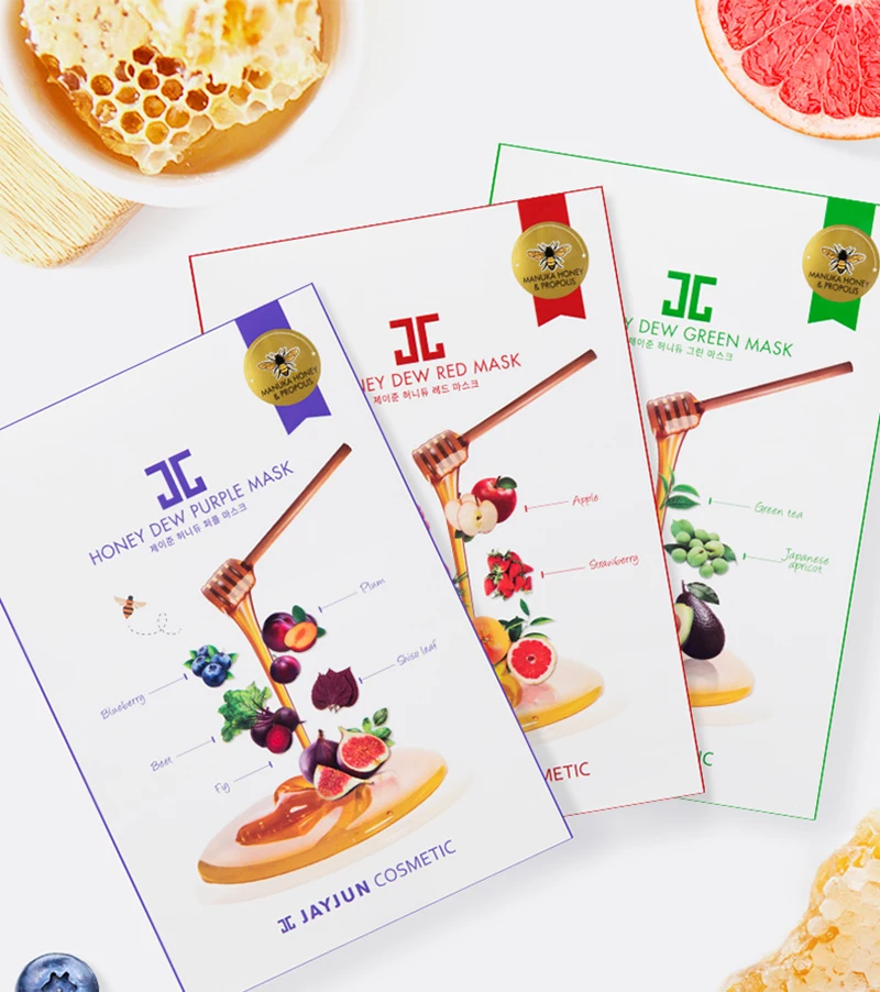 5pcs JAYJUN Cosmetic Honey dew mask Hydrating Moisturizing Mask Repair damaged skin Korea Facial mask