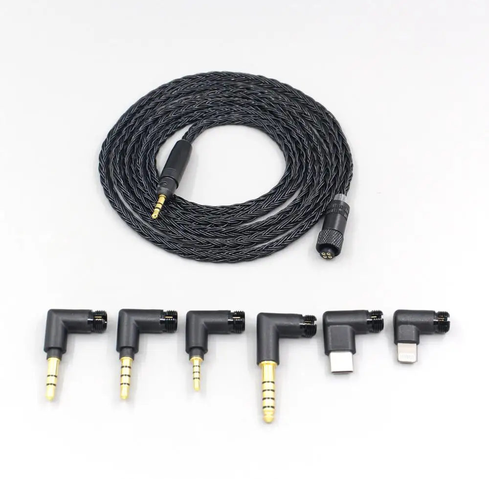 

LN006944 16 Core Black OCC Awesome All In 1 Plug Earphone Cable For Ultrasone Performance 820 880 Signature DXP PRO STUDIO