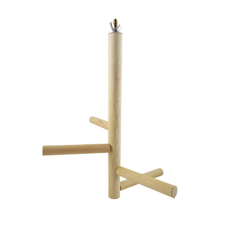 4 слоя вращающаяся лестница натуральные клетки для птиц игрушки Домашние любимцы