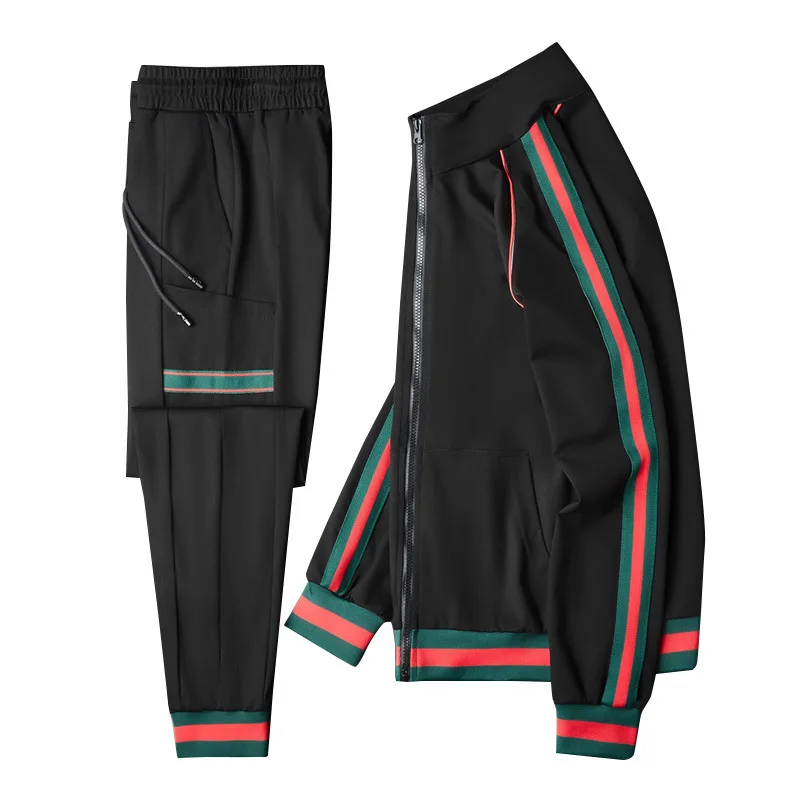 Новый костюм из двух предметов куртка с воротником-стойкой повседневный