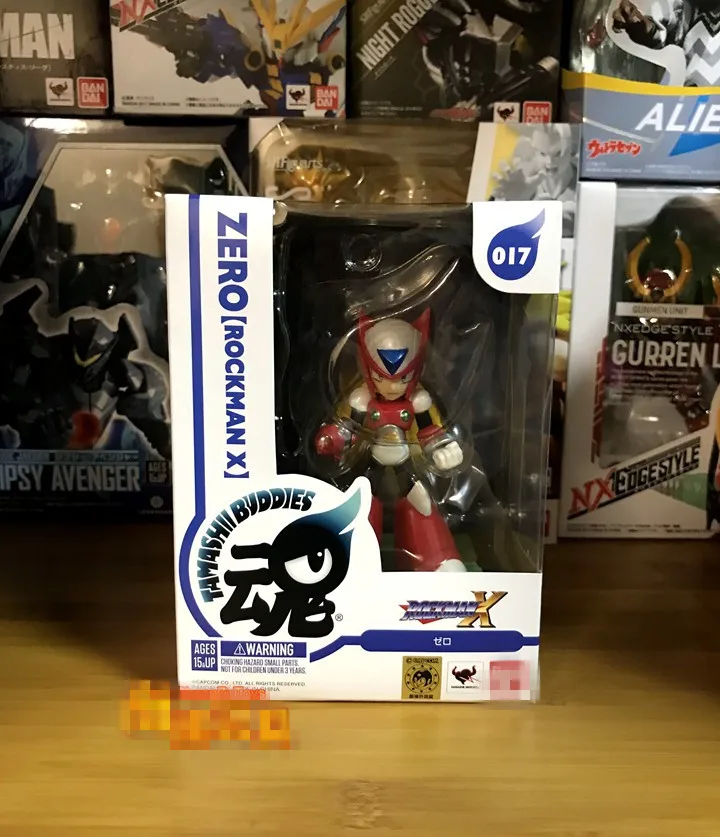 2 шт./набор 4 ''Мега человек фигурка игрушка Megaman Rockman синий 016 красный 017 Rokkuman модель куклы аниме фигурка Nendoroid фигурка