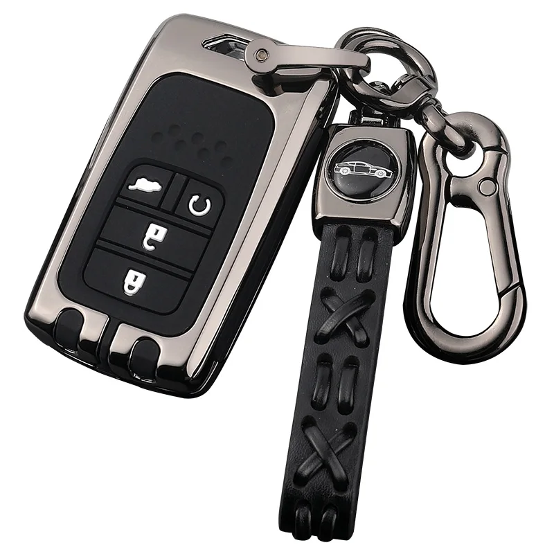 

Zinc Alloy+Silica Gel Car Remote Key Cover Case Key Shell For Honda Civic Accord CR-V CITY HRV JAZZ VTEC Honda JDM Odyssey Fit