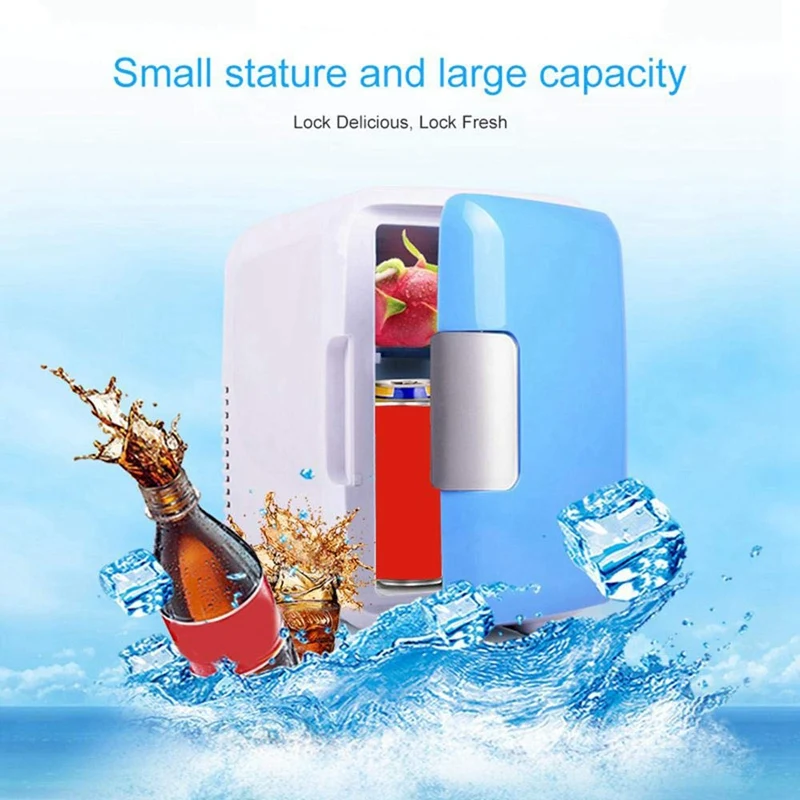 Мини холодильник 12 В 4 литра переносной мини охладитель и грелка с AC/DC шнурами