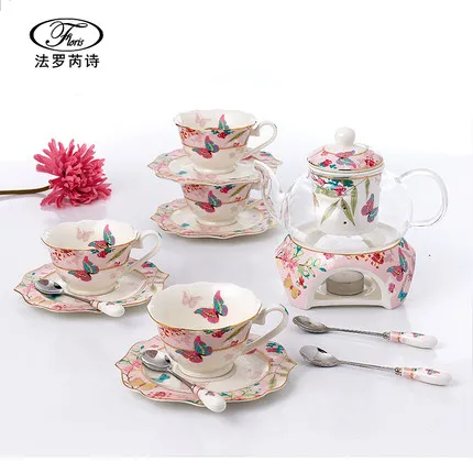 Европейский бытовой чайный набор Керамическая свеча нагрев густое стекло