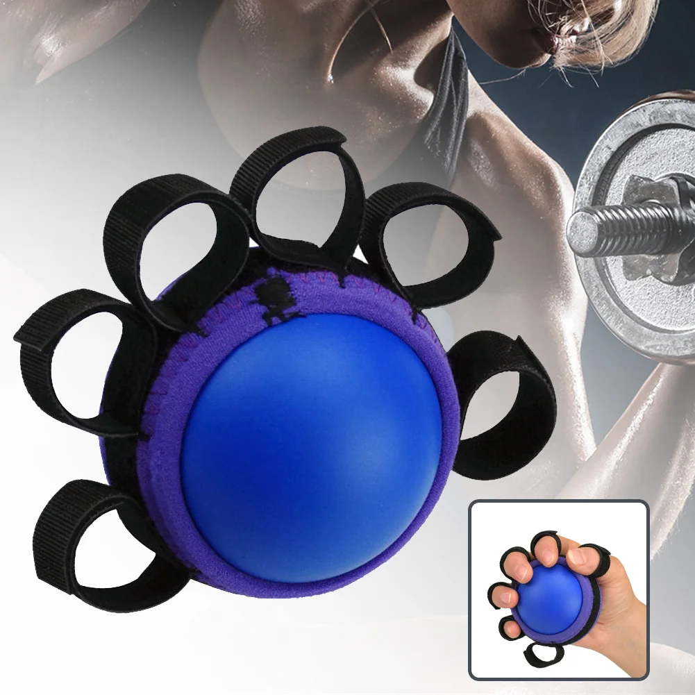 

Training Rehabilitation Fitness Ball Practice Equipment Hand Grip Rubber Muscle Power Finger Gripping Exercise