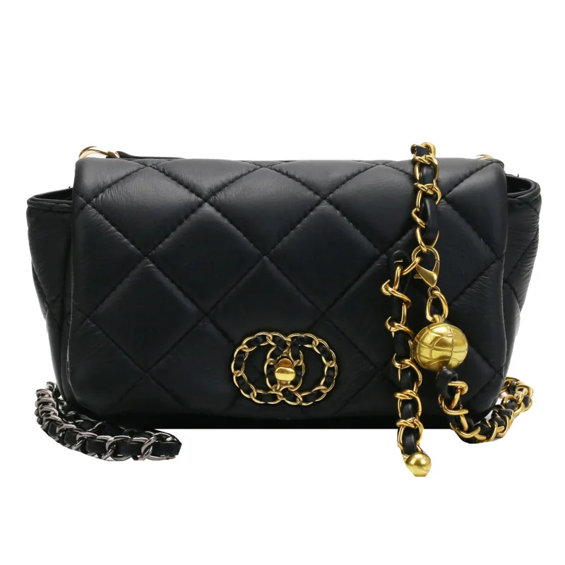 

Fashion Bag With Box Luxury Brand Soft Leather Rhombus Shoulder Messenger Chain Bag for Women Handbags Designer Mini Bags
