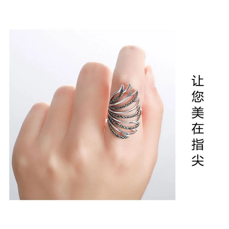 

Happiness Wings Retro Ethnic Style Ring