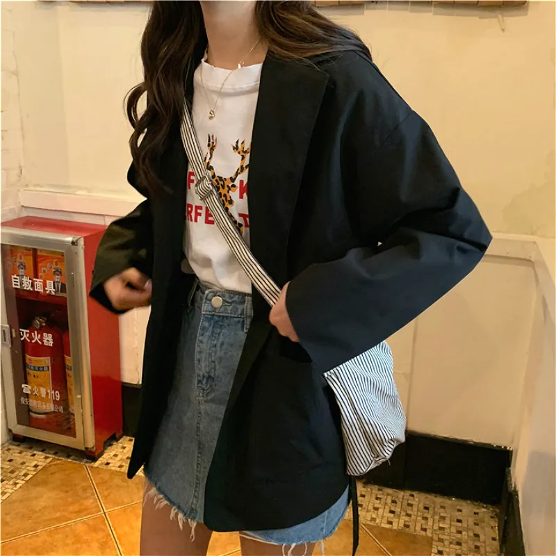 

Trench Women Classic Khaki Chic Elegant Spring Trendy Korean Womens Overcoat with Belt All-match Solid Leisure Ladies Outwear