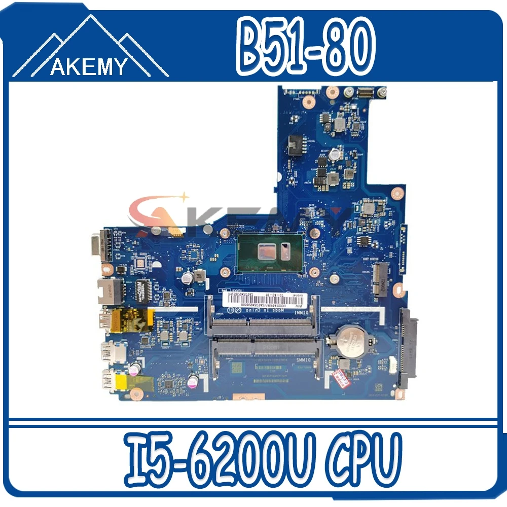 

Высокое Качество для Lenovo Thinkpad B51-80 E51-80 Материнская плата ноутбука BIWB6/B7/E7/E8 LA-D102P с SR2EY I5-6200U процессор 100% работает