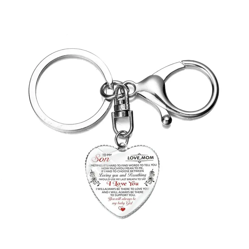 Семья брелок &quotлюбовь&quot подарок Творческий письмо на мой муж мамы дочери и сына