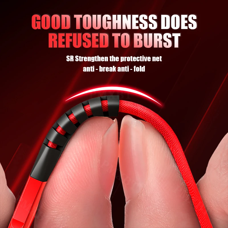 Зарядное устройство Micro USB Type-C 30 см с оплеткой короткие кабели быстрая зарядка для