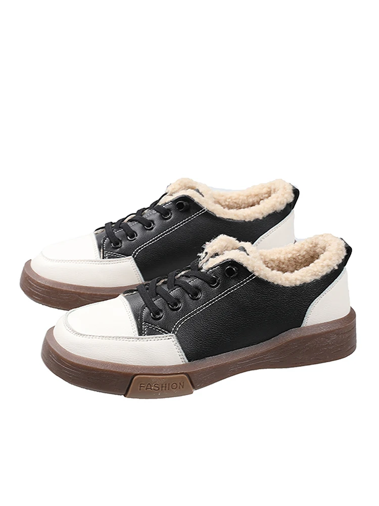 

Korean Shoes Round Toe Casual Female Sneakers All-Match Dress Flats Women Wedge Basket 2021 Shallow Mouth Modis New Sports Lace-