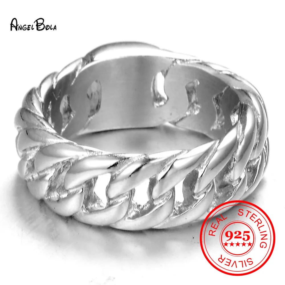 Кольцо в ретро стиле унисекс из серебра 925 пробы панк | Украшения и аксессуары