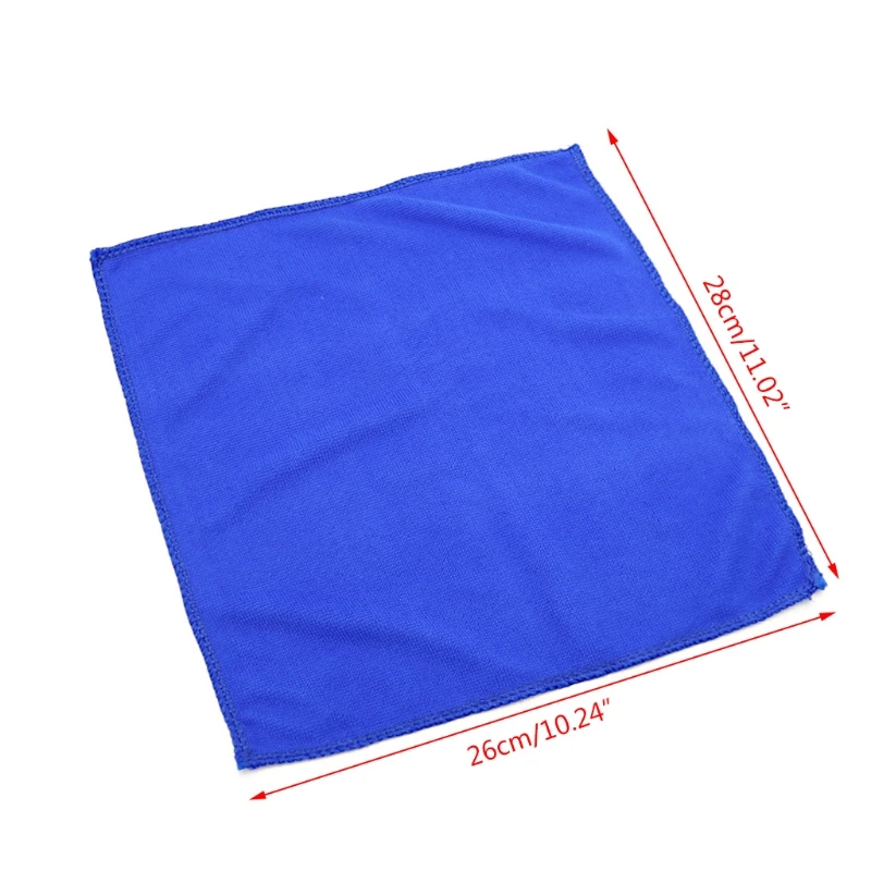 

N84F 5 Pcs Soft Absorbent Wash Cloth Car Auto Care Microfiber Cleaning Towels