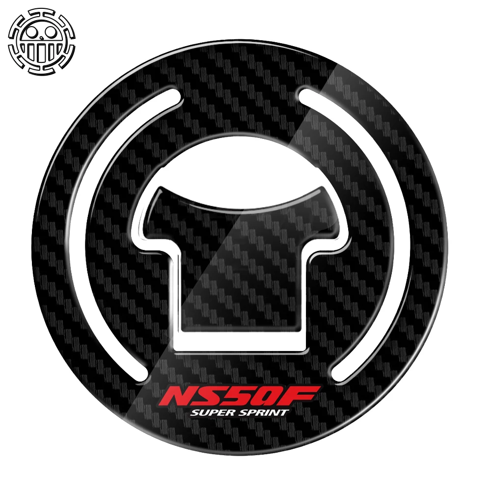 

Tank Cap Cover Pad Carbon-look Motorcycle Sticker Fuel Gas Cap Protector Decals Case for HONDA NS50F Super Sprint NS 50F 1990