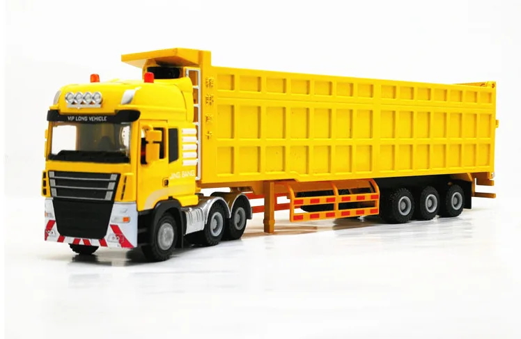

1/50 Heavy Truck Extended Self Hanging And Self Dumping Dump Truck Diecast Model