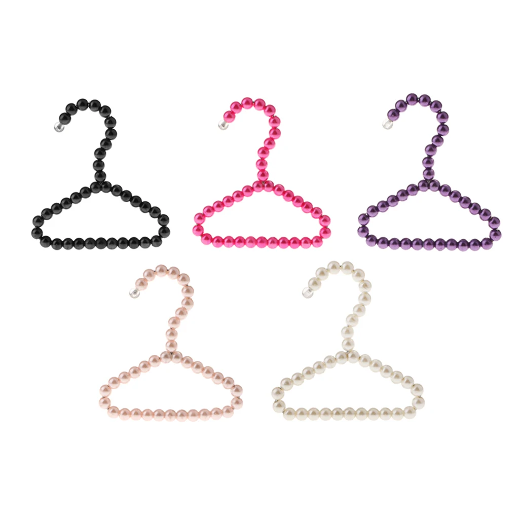 Пластиковые жемчужные вешалки для одежды брюк крючки держатели детей|Сушилки