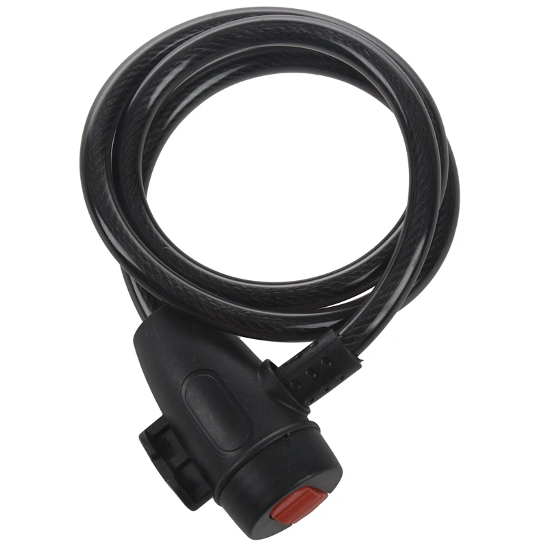 1 шт. Противоугонный велосипедный замок с 2 ключами и колокольчиком для