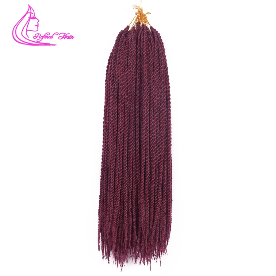 Утонченные волосы маленькие вязаные крючком косы диаметром 0 5 см Сенегальские