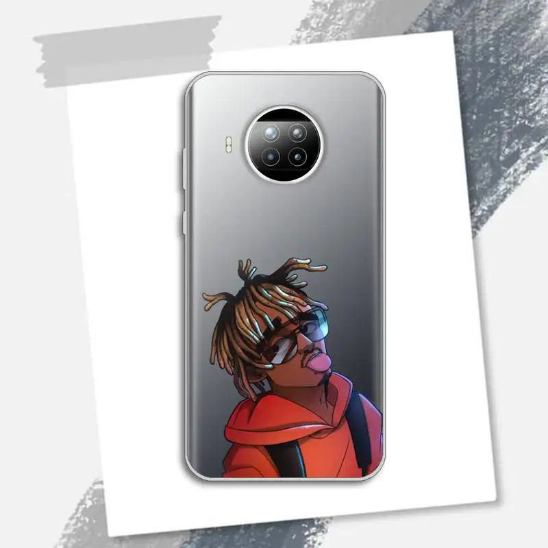 

Juice World American rapper Phone Case Transparent for Xiaomi Redmi note 10 t 8 9 pro lite 11
