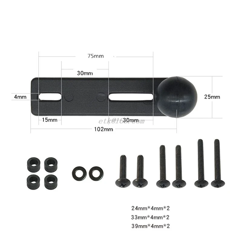 1 комплект крепление насоса на руль мотоцикла с шаровой головкой для крепления