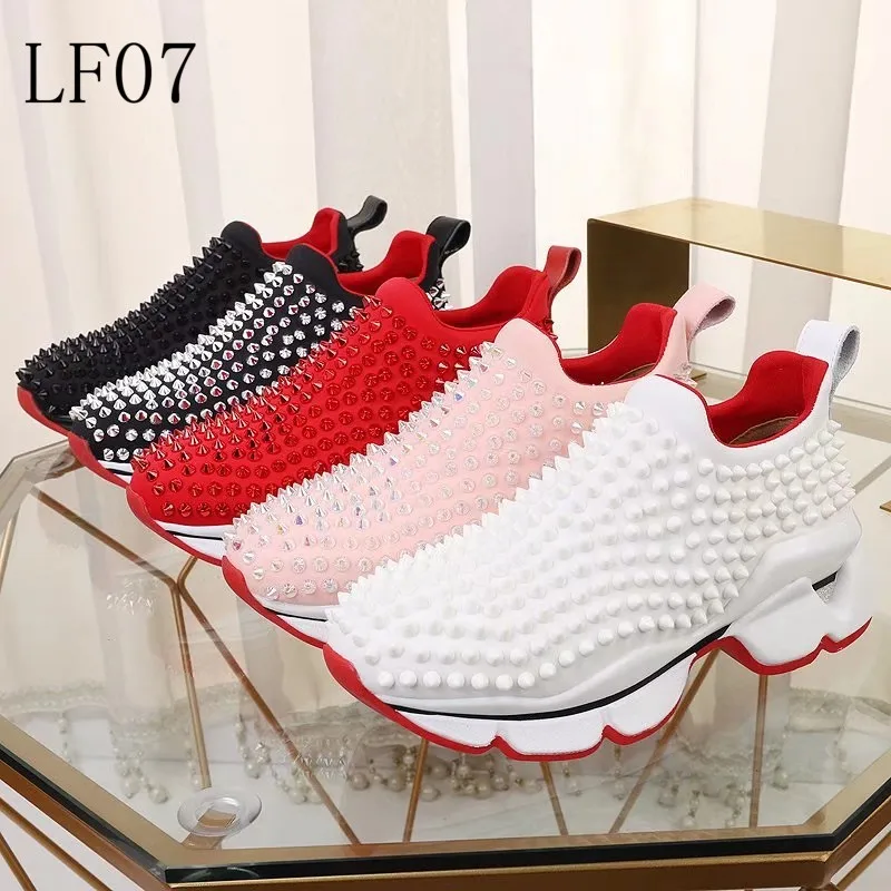 

2021 Sneakers Women Vulcanized Woman Rivet Sports Shoes Female Platform Wedges Ladies Leopard Casual Slip On Footwear Plus Size