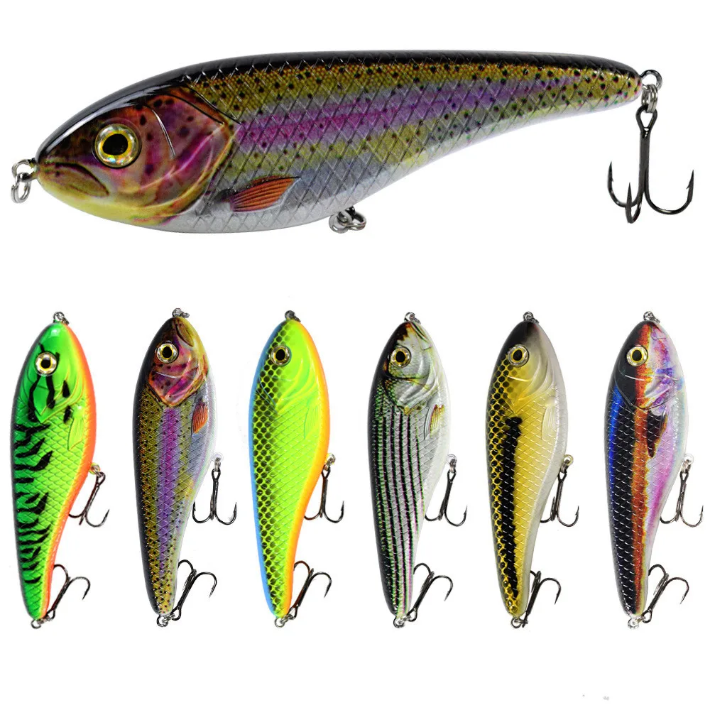 

BATTLEBASS 2021 NEW 150mm 81g Big Game Pike Fishing Sinking Muskie Pike Jerk Bait Hard Fishing Lures