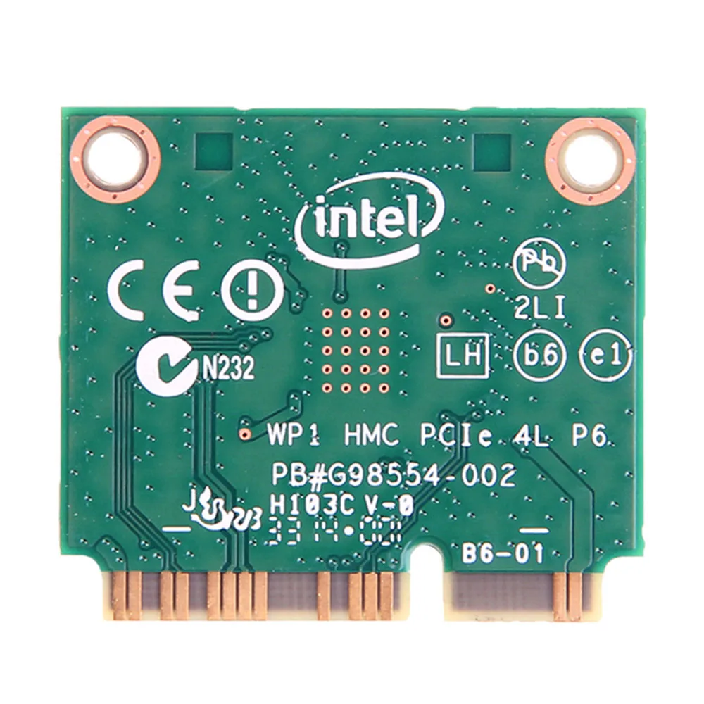 Новая Двухдиапазонная Беспроводная плата Intel 3160HMW AC + Bluetooth Mini PCIe поддерживает 2 4 и