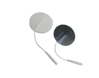 50pcslot25 pair rounddiameter 3 5cm non woven fabrics self adhesive tens electrode pads medical equipment electrode pads
